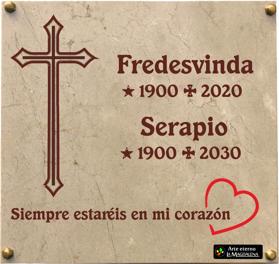 LAPIDA COLUMBARIO LA MAGDALENA LEON