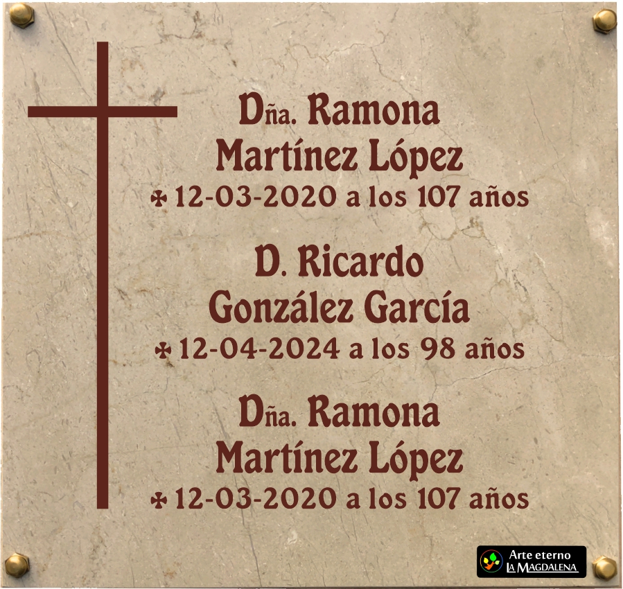 LAPIDA COLUMBARIO LA MAGDALENA LEON