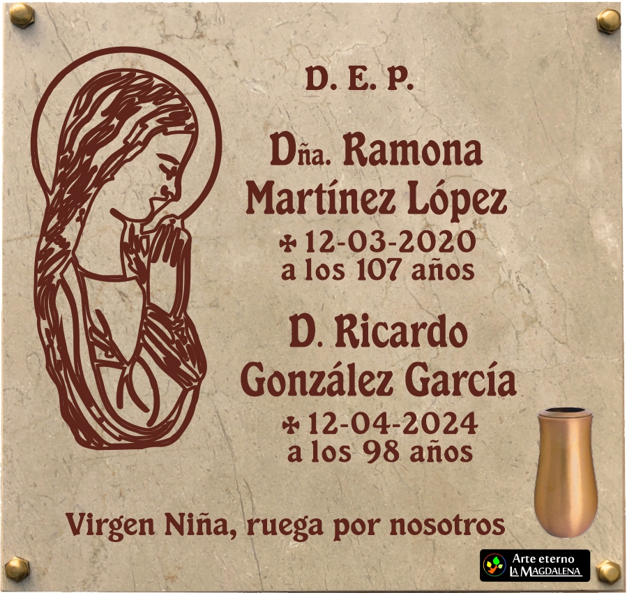 LAPIDA COLUMBARIO LA MAGDALENA LEON